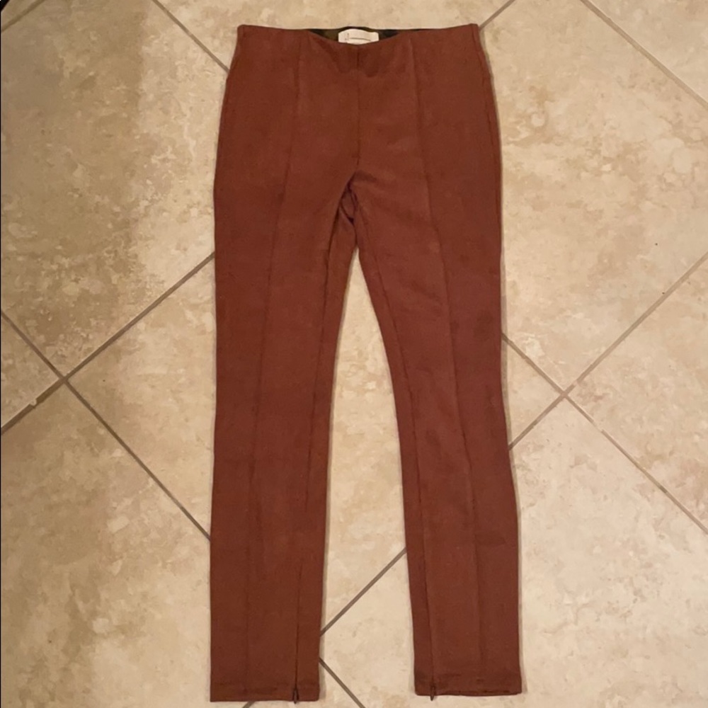 Suede leggings